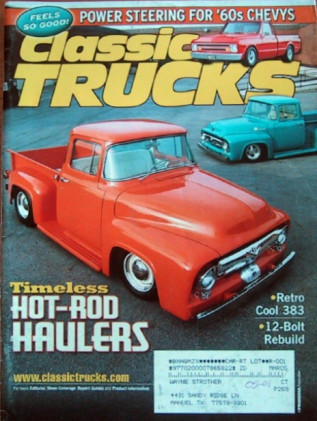 CLASSIC TRUCKS 2005 JAN - MEAN '56 FORD, RESTO '48